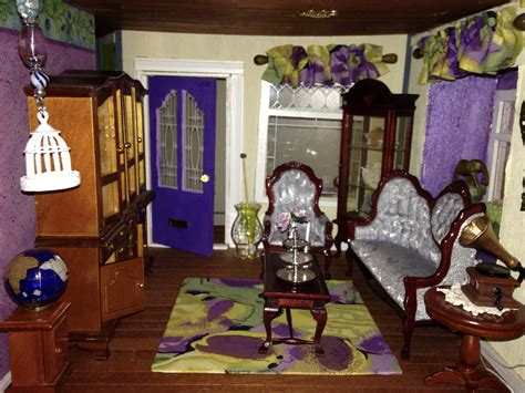 My Victorian Painted Lady Dollhouse Porch And Living Room Collectors
