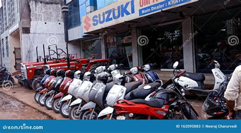 suzuki motorcycle booth at philippine moto heritage weekend editorial image