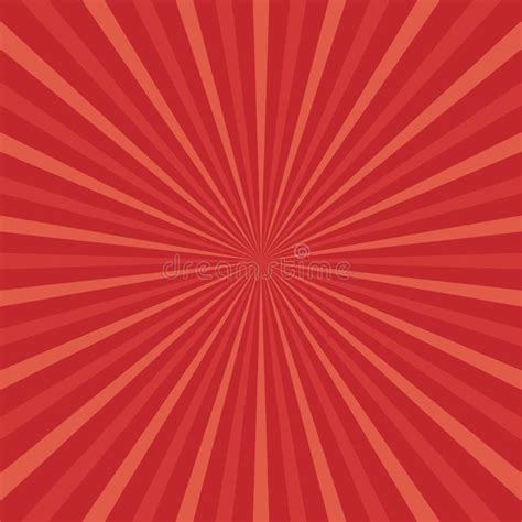Sunlight Abstract Background Red Color Burst Background Stock Vector