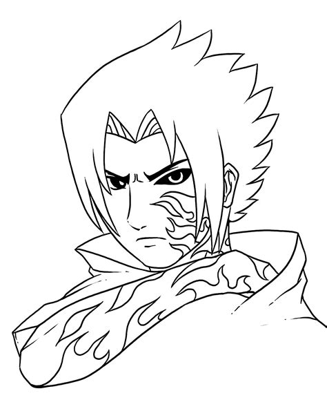 Awesome Sasuke Coloring Page Free Printable Coloring Pages For Kids
