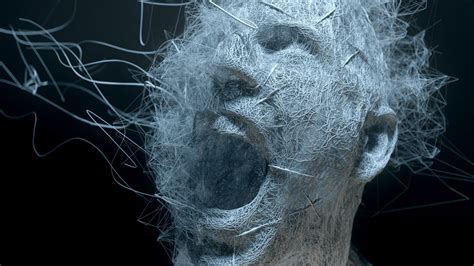 Disintegration On Behance Digital Sculpture Digital Artwork Artwork