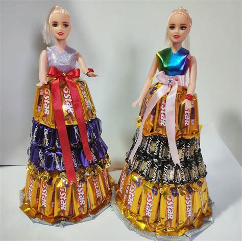 Two Chocolate Dolls