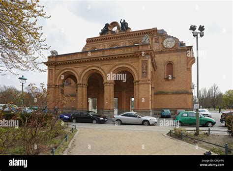Berlin Anhalter Bahnhof Old Station Facade Portico Stock Photo Alamy