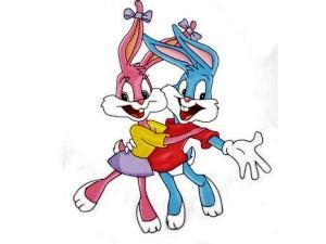 Gambar Kartun Babs dan Buster Bunny