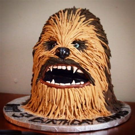 Chewbacca Birthday Cake Star Wars Cake Chewbacca Cake Star Wars