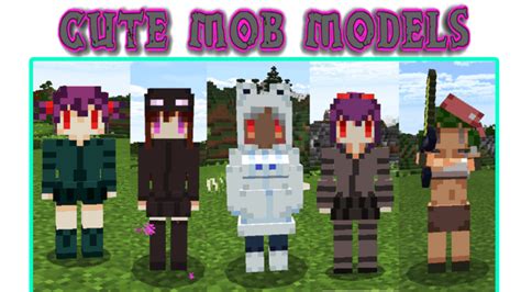 Cute Mob Model Addon For Minecraft New Update Mcpe Addons