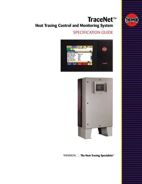 TraceNet Specification Guide Thermon Manufacturing Company
