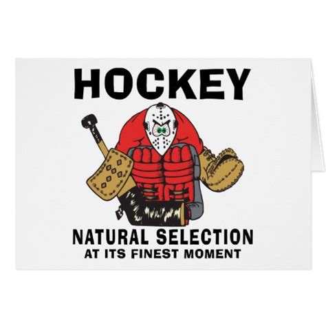 Funny Hockey Goalie Card Zazzle