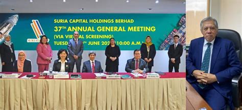 Should you invest in suria capital holdings berhad (klse:suria)? Suria Capital's 37th Annual General Meeting - SuriaGroup