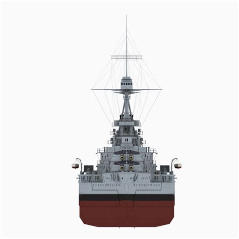 Battleship Queen Elizabeth Class D Turbosquid