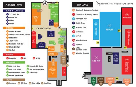 M Resort Property Map And Floor Plans Las Vegas