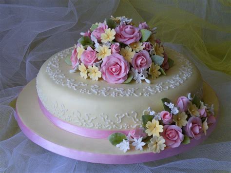 Pink Roses Cake Beautiful Cake Designs Spring Cake Cake