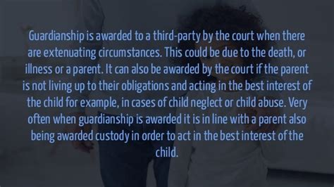 Difference Between Custody And Guardianship