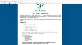 Последние твиты от pt.pharos indonesia (@ptpharos). BKK SMK YAPIN BEKASI Untuk PT Pharos Indonesia