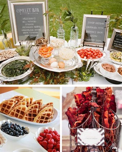 You don't want to punish your guests with a strict brunch time as they probably indulged in a drink or two at your reception the night before. Image 20 of Brunch Menu Ideas For A Wedding Reception | a-rollercoasteride