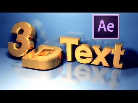 We welcome all types of element 3d templates for submission. After Effects Tutorial (CC2018) - Create 3D Text /Quickly ...