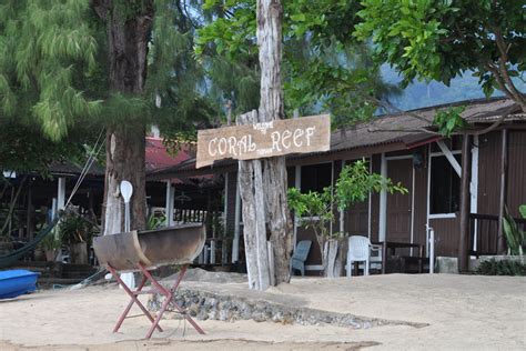 Situated in tioman island, 100 metres from kampung paya jetty, aman tioman beach resort features a garden and bar. Coral Reef Holiday Chalet Pulau Tioman Pahang Malaysia