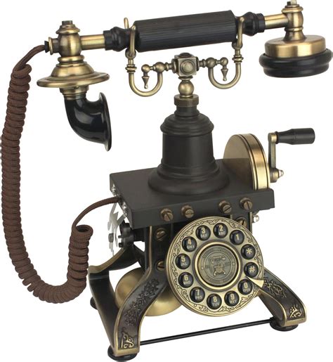 Antique Phone The Eiffel Tower Rotary Telephone Corded Retro Phone Vintage Decorative