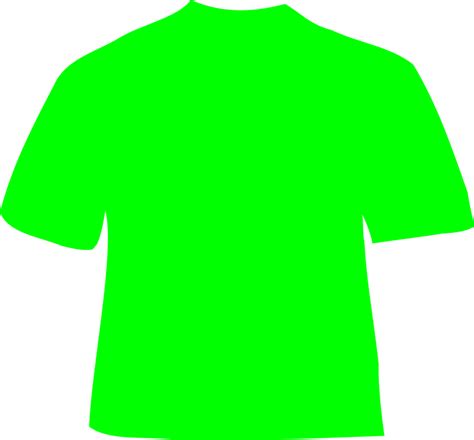 Tshirt Clipart Green Shirt Green Shirt Transparent Background Png