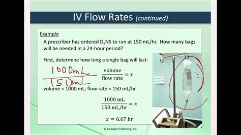 Chapter 7 Lecture Iv Solutions Flow Rate And Drop Factor Youtube