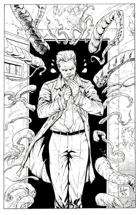 John Constantine By Edgar Salazar Dc Comics Heroes Comic Art Comic