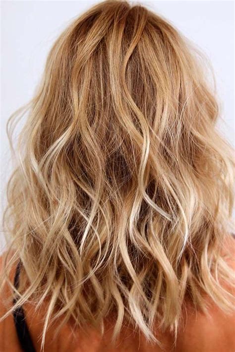 Beach Waves For Medium Layered Hair Fashion Style