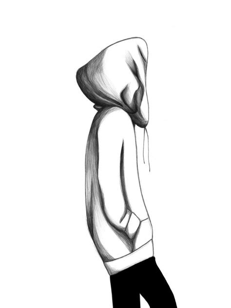 Hooded Figure Drawing Free Download On Clipartmag