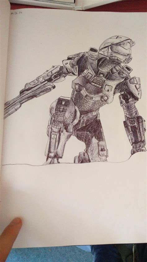 Master Chief Halo 4 Drawing