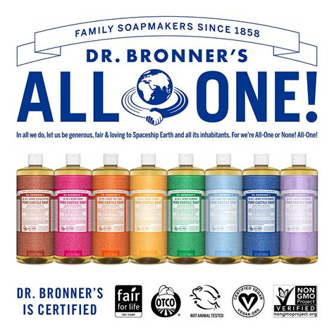 Dr Bronners Pure Castile Liquid Soap Nature And Pure Qatar