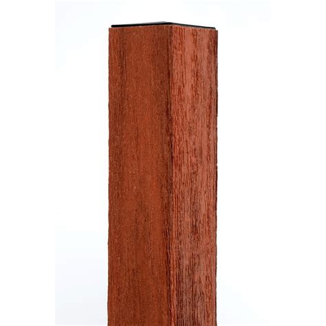 Shop Fiberon Woodshades Rustic Redwood Composite Fence Universal Post