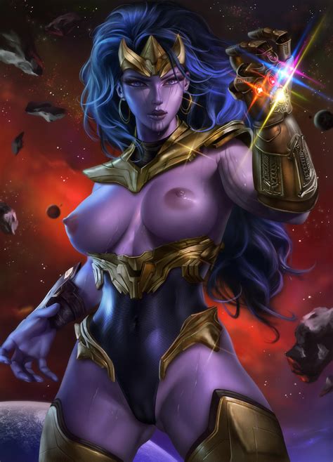 Rule 34 1girls Absurdres Avengers Breasts Female Female Only Highres Infinity Gauntlet Large