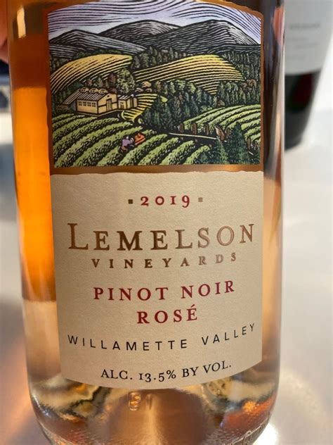 2021 Lemelson Vineyards Pinot Noir Rosé USA Oregon Willamette Valley