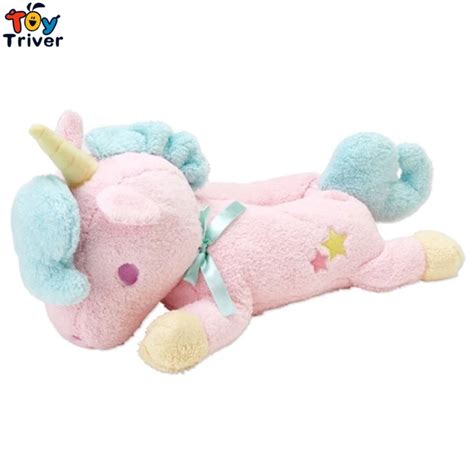 55cm Plush Unicorn Toy Stuffed Animal Unicorns Tissue Box Case Napkin