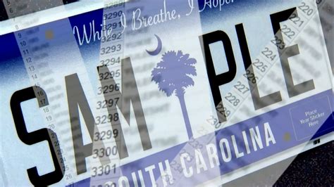 Printable Temporary License Plate South Carolina Printable Templates