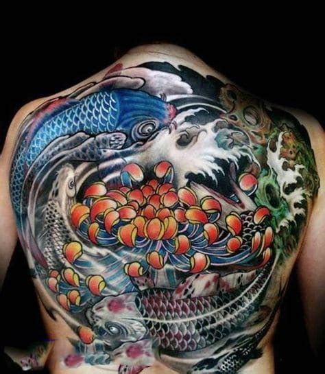 Hình xăm nhỏ mini cực chất. Hình Xăm Cá Chép Hóa Rồng Kín Lưng ️ Tattoo Full Lưng