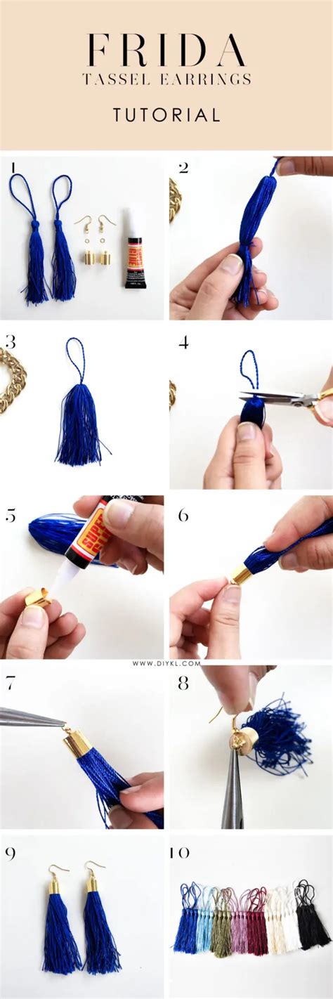 Amazing Easy To Do Diy Tassel Earrings Tutorials You Must Try Now All For Fashion Design