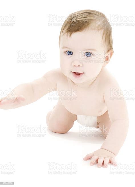 Crawling Baby Boy Stock Photo Download Image Now Baby Human Age