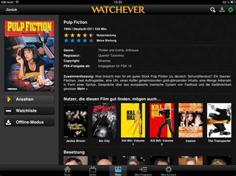 Watchever · Video On Demand Dienst Für Filme Und Tv Serien In