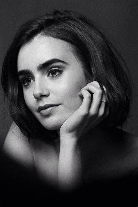 Lily Collins Is The New Audrey Hepburn Lily Collins Black And White