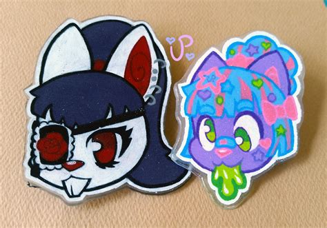 Furry Fashion Head Pins For Sale By Ultrapancake On Deviantart
