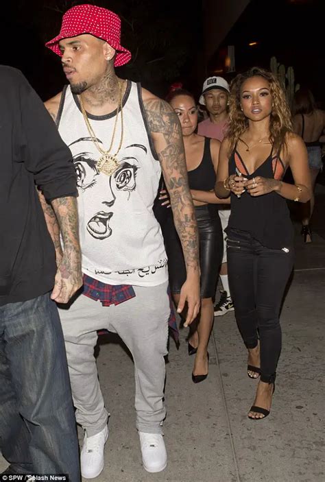 Chris Brown Steps Out With Karrueche After Her Emotional Interview Photos