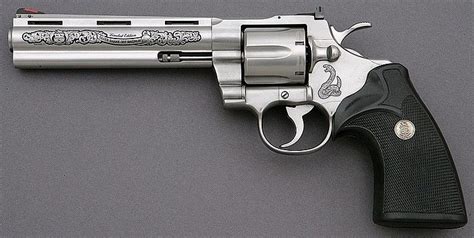 Colt Custom Shop Limited Edition Silver Snake 357 Magnum Python