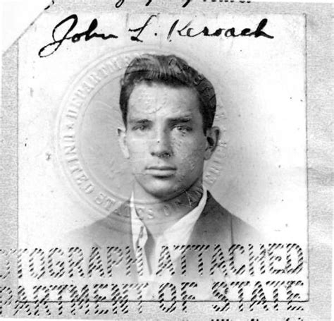 Jack Kerouac Jack Kerouac Passport Photo Writers And Poets