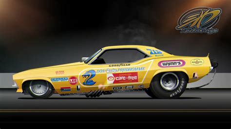 Our Exclusive New 118 Legends 1973 Don Prudhomme Care Free Cuda Nhra