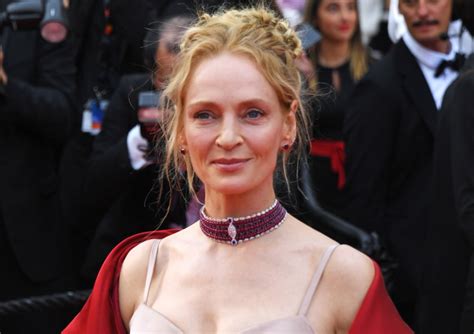 Uma Thurman Walks The Red Carpet With Son In Rare Appearance Parade