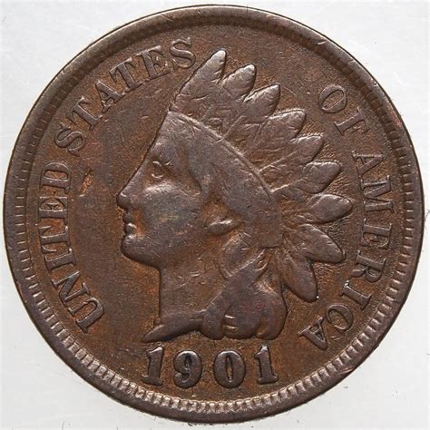 1901 Indian Head Cent 36 For Sale Buy Now Online Item 335257