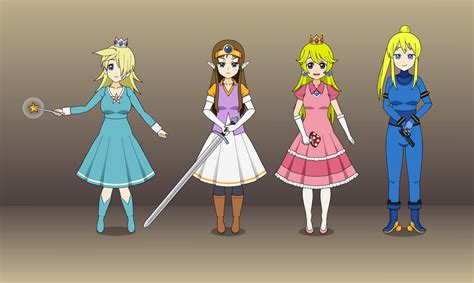 Nintendo Girls By Sekikumo On Deviantart
