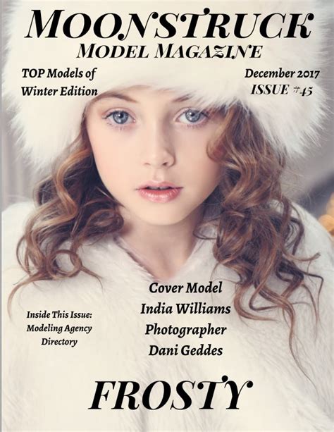 Issue 45 Moonstruck Model Magazine December 2017 Top Models By