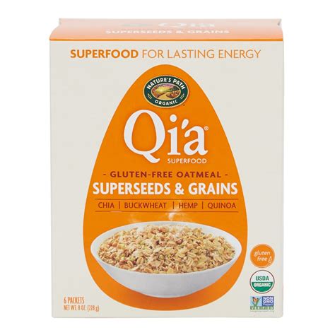 Natures Path Organic Qia Superfood Gluten Free Oatmeal Superseeds