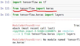 Keras no module named tensorflow keras看清 tf keras与keras no module